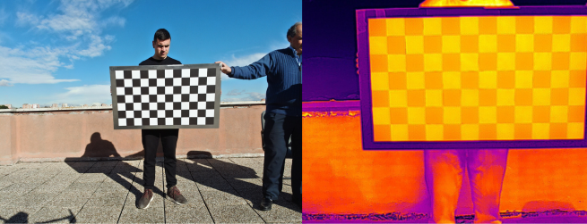 Image 3. Resu lts of the calibration (RGB and thermal)